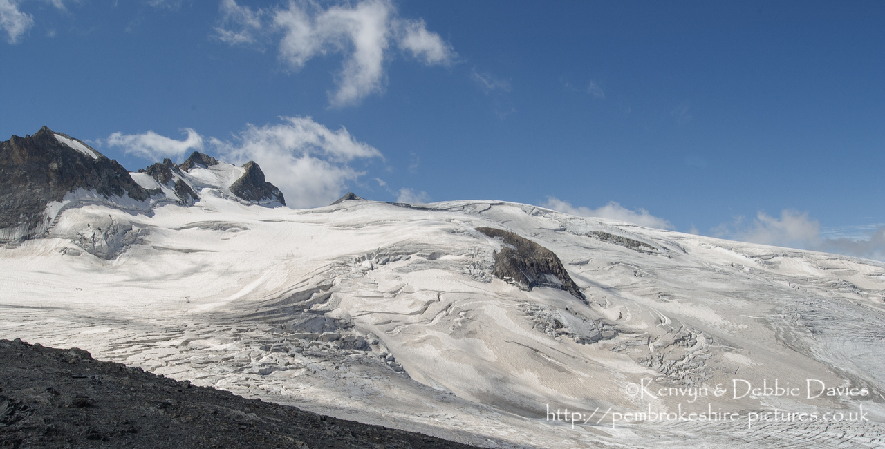 Glacier Du Vallon, La Grave in Provence-Alpes-Cote-d'Azur, France
